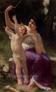 Guillaume Seignac Painting - Venus And Cupid Academic Guillaume Seignac